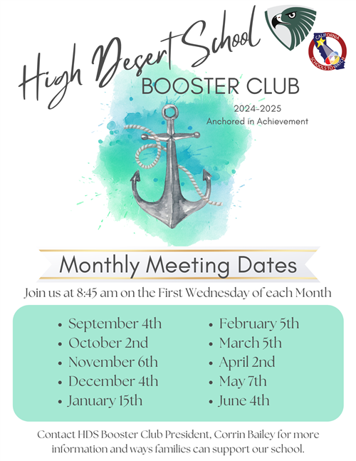 Booster Club Meetings